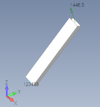 One single bar with a nodal force at one end and clamped at the other end